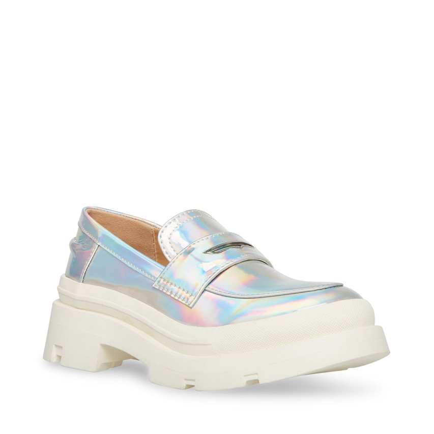 Zapatos Plataforma Steve Madden Jlawrnce Iridescent Niños Plateadas | ES CD34E8